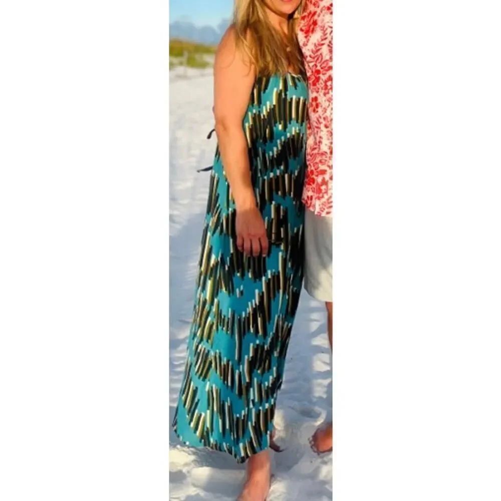 Anthropologie Corey Lynn Calter Carreaux Midi Dress Sz. M - Picture 2 of 6